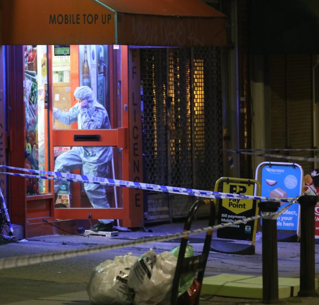 Manhunt Launched After Man Left Fighting For His Life After Off Licence Stabbing Attack In London