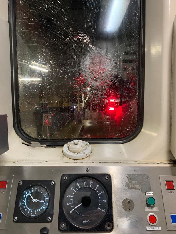 Officers Are Appealing For Witnesses Or Anyone With Information After An Object Was Thrown At A Moving Train’s Window, Causing Glass To Smash Over Its Drive