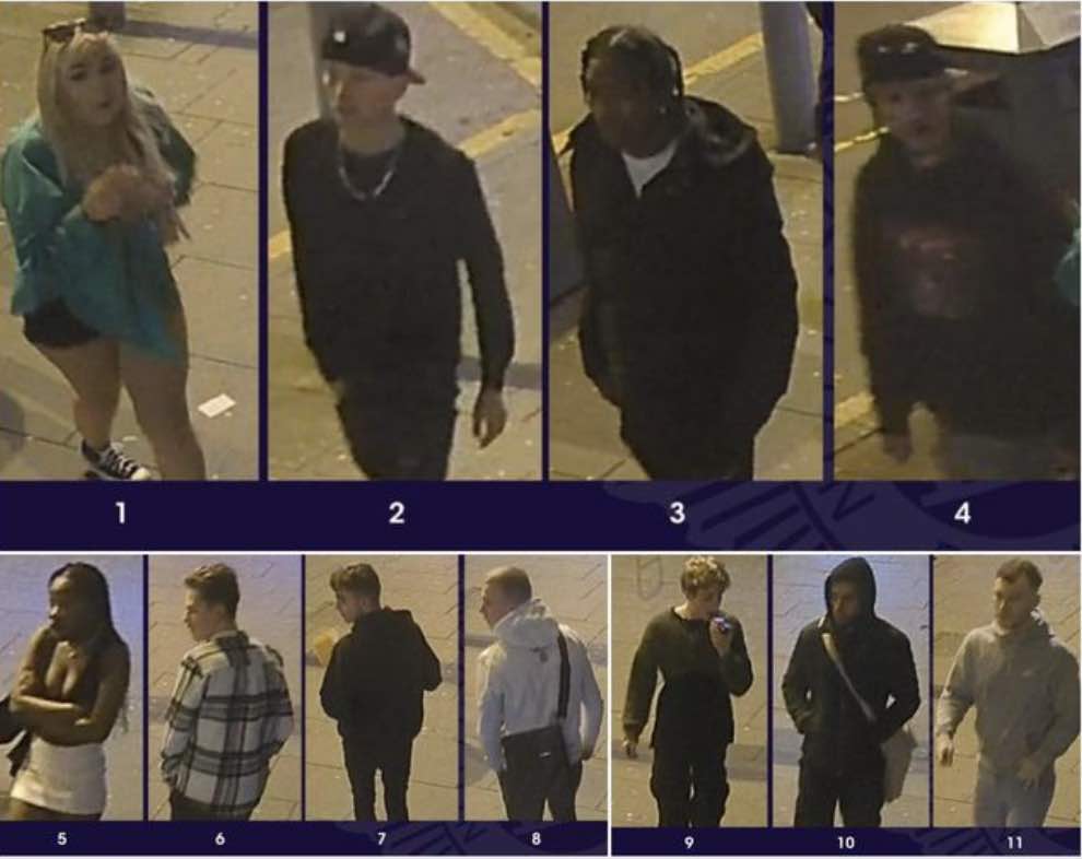 Police Are Looking To Speak With These 11 People Pictured In Connection With A Serious Assault That Has Left A Man In Critical Condition