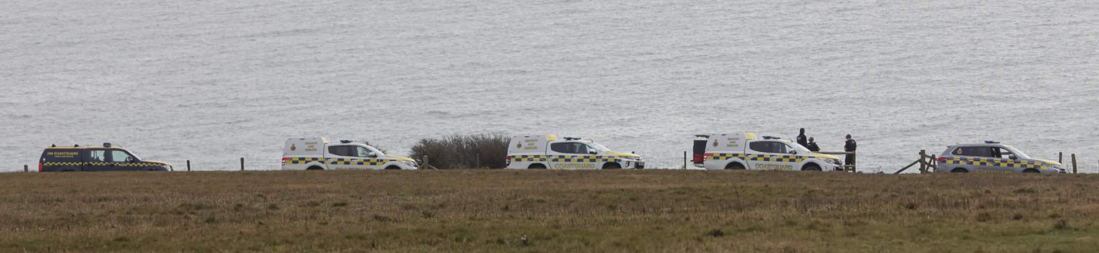 Large Emergency Services Presence At The White Cliffs Of Dover After Person Is Found On Crab Bay