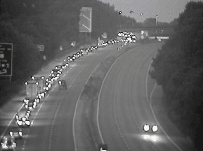 The M20 Between Junctions 10-11a Has Been Closed In Both Directions This Evening Following A Concern For Welfare Of A Man