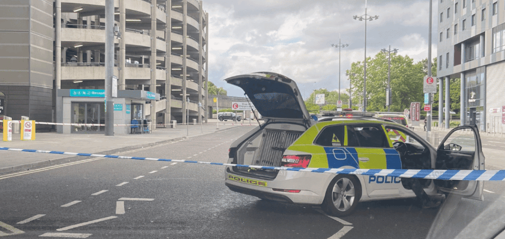 Updated:gatwick Airport Thrown Into Lockdown After Suspect Vehicle Accesses Airport Service Road The Wrong Way Than Crashes Driver Makes Off Into Packed Terminal