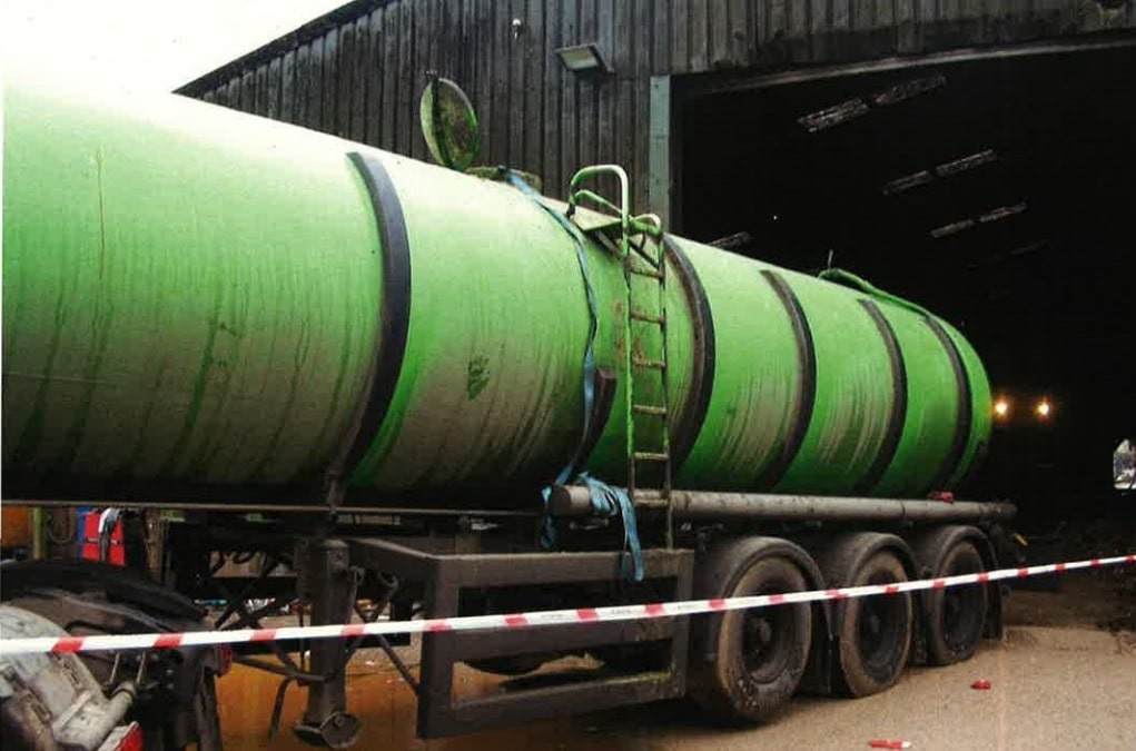 A Food Waste Recycling Company Was Fined £2 Million After Being Found Guilty Of Corporate Manslaughter In The Deaths Of Two Employees Who Drowned After Falling Into A Semi-liquid Pig Feed Tanker On The Road