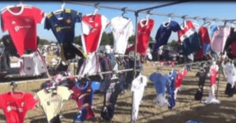 Trading Standards Officers From Kent County Council Swooped On A Bootfair Seizing 1,579 Counterfeit Items Such As Tobacco, Clothing, Watches, Sunglasses, And Furniture