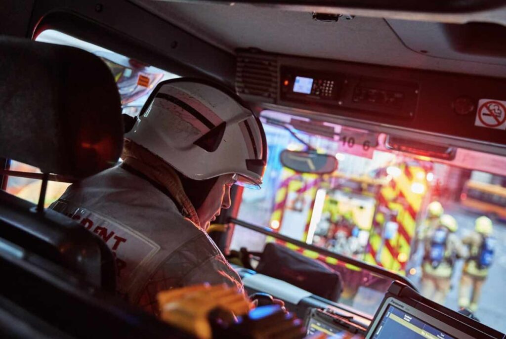 Six Fire Engines Were Dispatched To The Scene, Where Three Hectares Of Cut Corn Were Ablaze