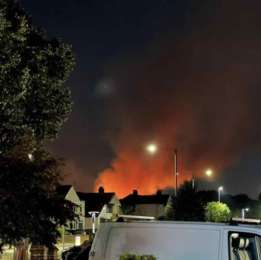 Arsonists Attack Dartford Heath An Eighth Time In As Many Weeks
