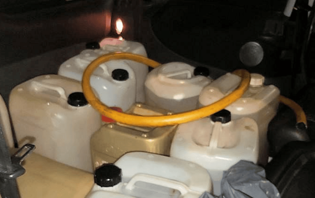 Quick Work By Police In East Kent Led To Two Suspected Fuel Thieves Being Arrested Shortly Before An Offence Was Reported