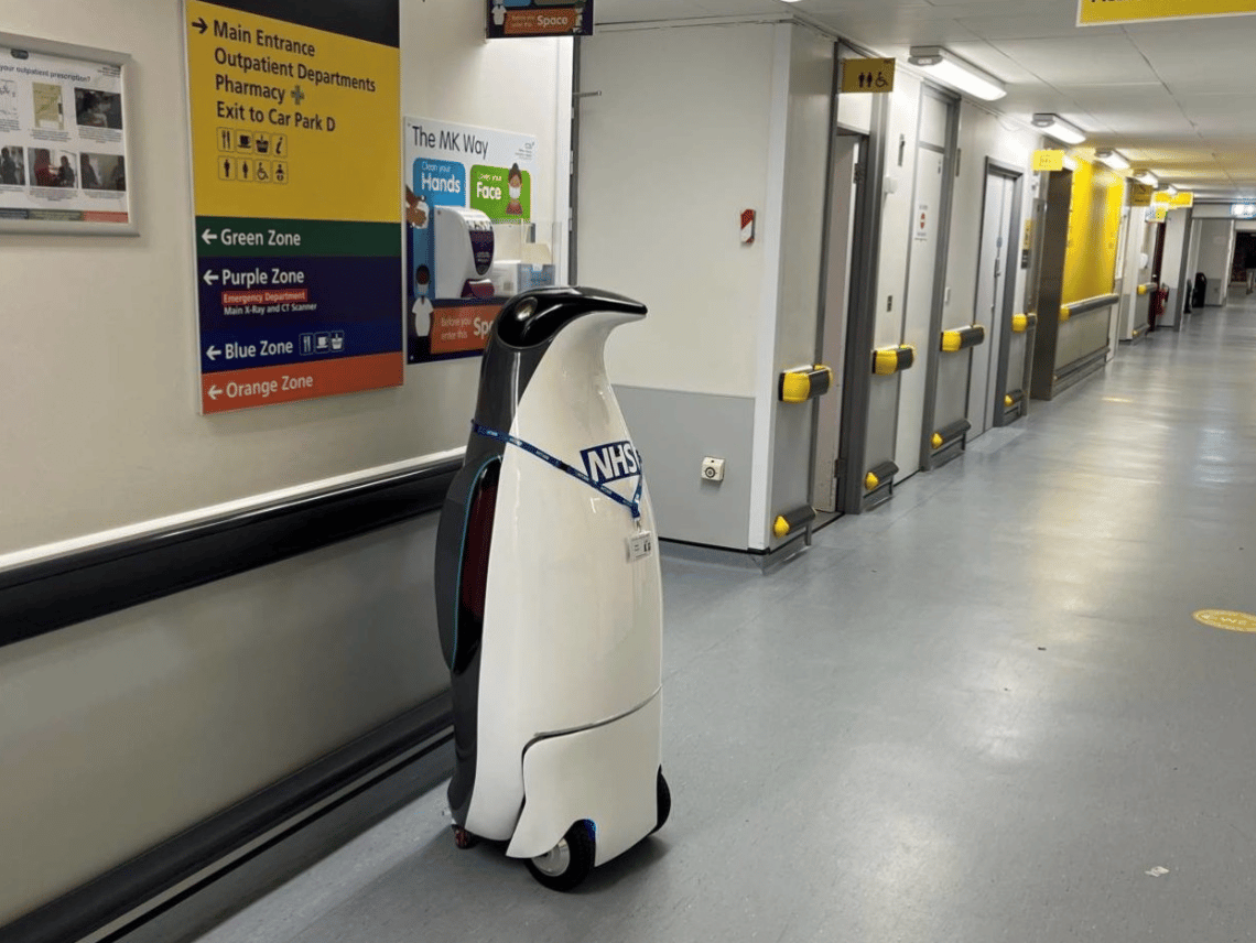 Milton Keynes University Hospital Is Excited To Be Collaborating With Academy Of Robotics, A Small British Artificial Intelligence Company, To Develop And Test A Delivery Robot, Or "helper Bot," To Help Speed Up Hospital Processes And Relieve Staff Pressure