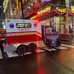 Thousands Flocked To Times Square To Watch The Ball Drop For The First Unrestricted New Year's Eve Party Since 2020, Despite The Gloomy And Misty Weather