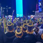 Thousands Flocked To Times Square To Watch The Ball Drop For The First Unrestricted New Year's Eve Party Since 2020, Despite The Gloomy And Misty Weather