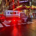 Thousands Flocked To Times Square To Watch The Ball Drop For The First Unrestricted New Year's Eve Party Since 2020, Despite The Gloomy And Misty Weather