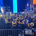 Thousands Flocked To Times Square To Watch The Ball Drop For The First Unrestricted New Year's Eve Party Since 2020, Despite The Gloomy And Misty Weather