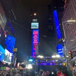 Thousands Flocked To Times Square To Watch The Ball Drop For The First Unrestricted New Year's Eve Party Since 2020, Despite The Gloomy And Misty Weather