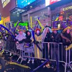 Thousands Flocked To Times Square To Watch The Ball Drop For The First Unrestricted New Year's Eve Party Since 2020, Despite The Gloomy And Misty Weather