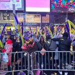 Thousands Flocked To Times Square To Watch The Ball Drop For The First Unrestricted New Year's Eve Party Since 2020, Despite The Gloomy And Misty Weather