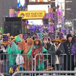 Thousands Flocked To Times Square To Watch The Ball Drop For The First Unrestricted New Year's Eve Party Since 2020, Despite The Gloomy And Misty Weather