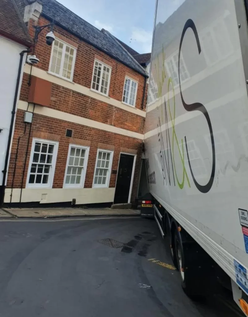 A Trucker Who Blocked Colchesterâ€™s City Centre For Hours After Becoming Stuck Should Not Have Even Been Behind The Wheel, It Has Been Revealed