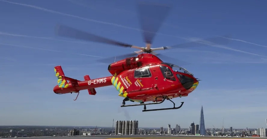 London Hems Air ambulance and NPAS Helicopter called after serious incident near Euston station