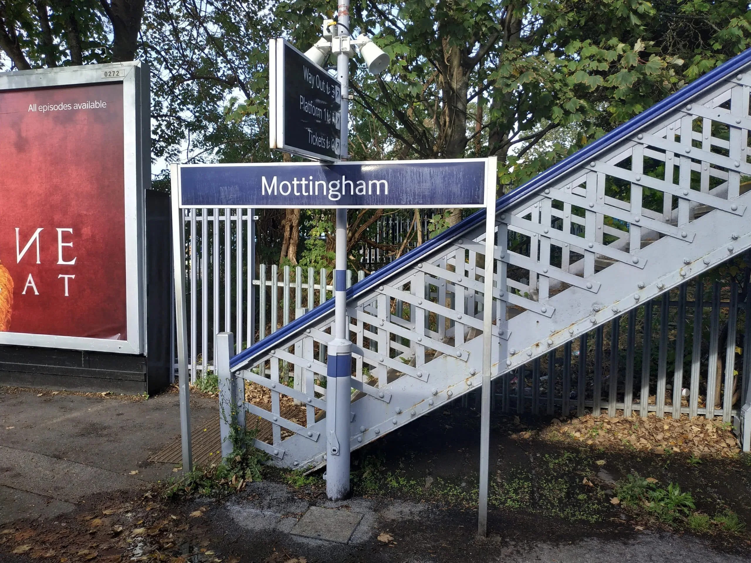A person has been hit by a train at Mottingham station The London air ambulance has also been called to incident
