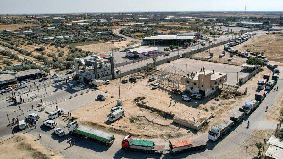 Second Convoy Of Humanitarian Aid Enters Gaza As Unrwa Mourns Loss Of Staff