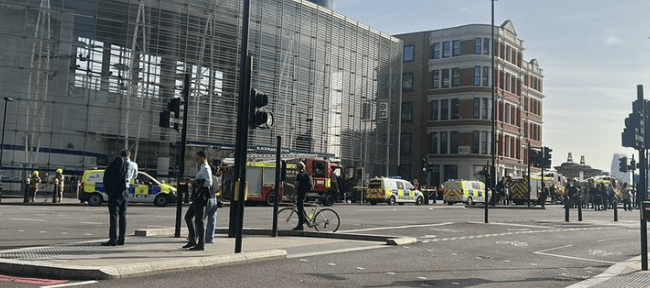 Emergency Services Called  After Suspicious Package Ignites Fire In Blackfriars Underground Station