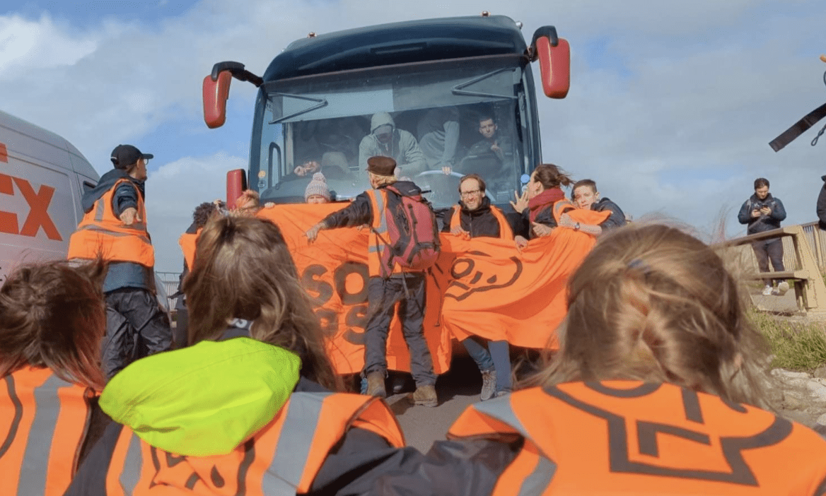 Just Stop Oil Delays Refugees From Being Detained On The Bibby Stockholm