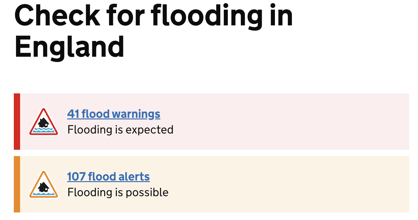The Environment Agency Have Issued Several Flood Warnings And Flood Alerts For West Sussex.