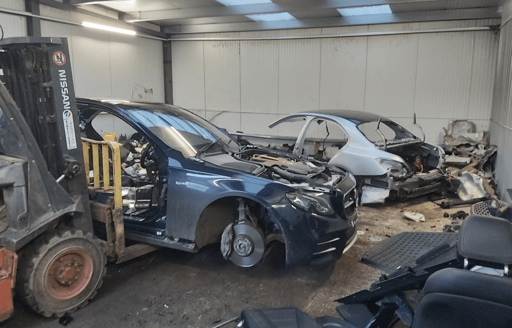 Maidstone Chop Shop Bust: Two Arrested With Stolen High-value Mercedes