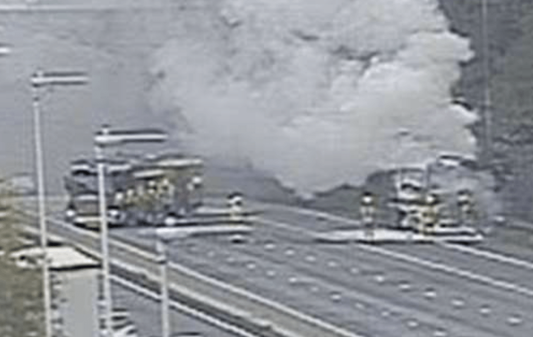 Lorry Fire On A2 Prompts Emergency Response