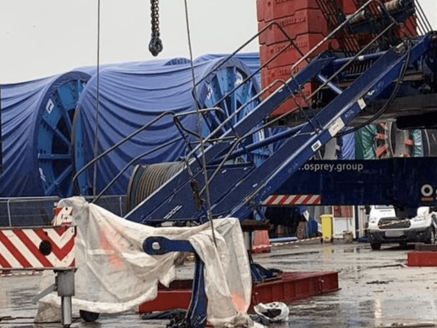 Port Of Blyth Incident: Two Workers Seriously Injured During Crane Assembly