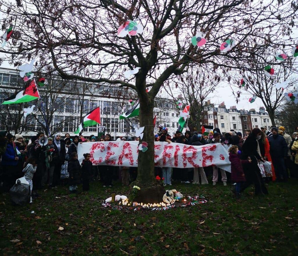 Vigil Concludes Brighton and Hove Peace March with Messages of Hope