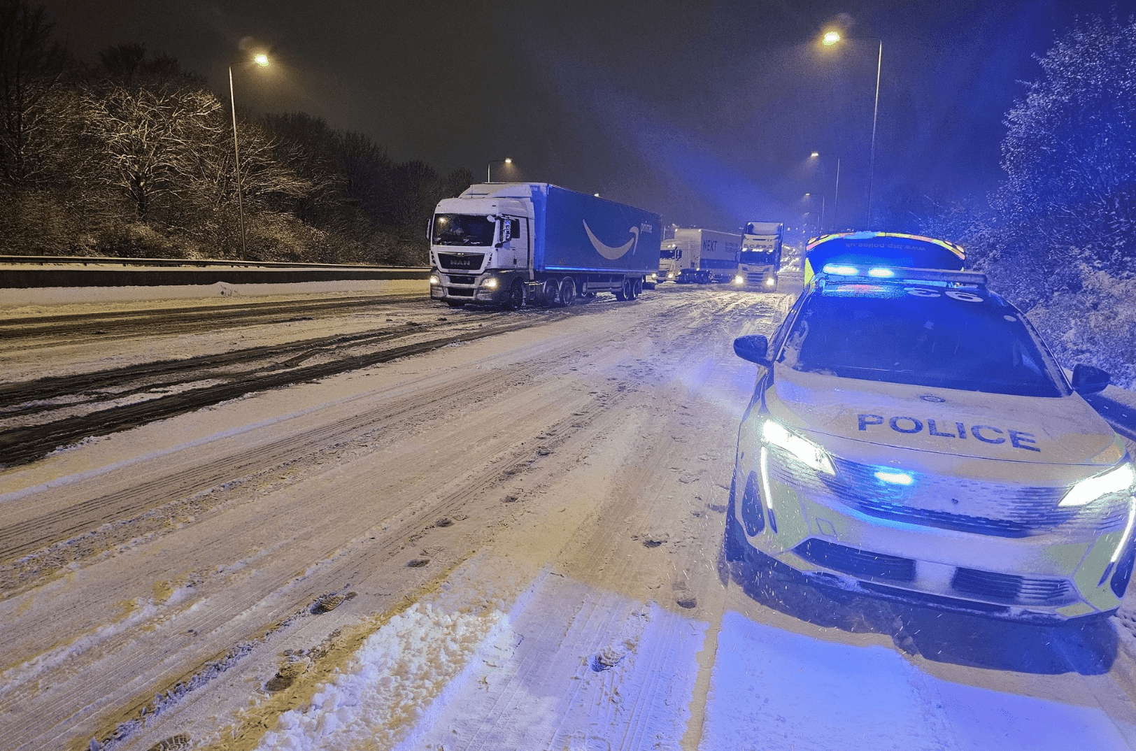 A number of weather warnings for snow and ice are still in place across the UK, however, a change to less cold conditions is underway for some