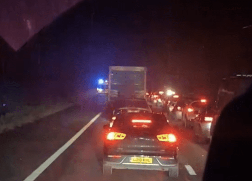 Traffic Alert: Collision on the M2 Coastbound Causes Temporary Hold