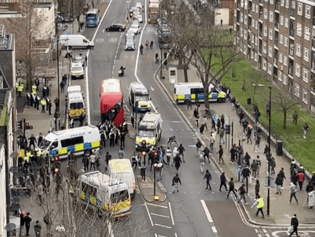 Eight Arrested and Four Officers Injured in Camberwell Protests