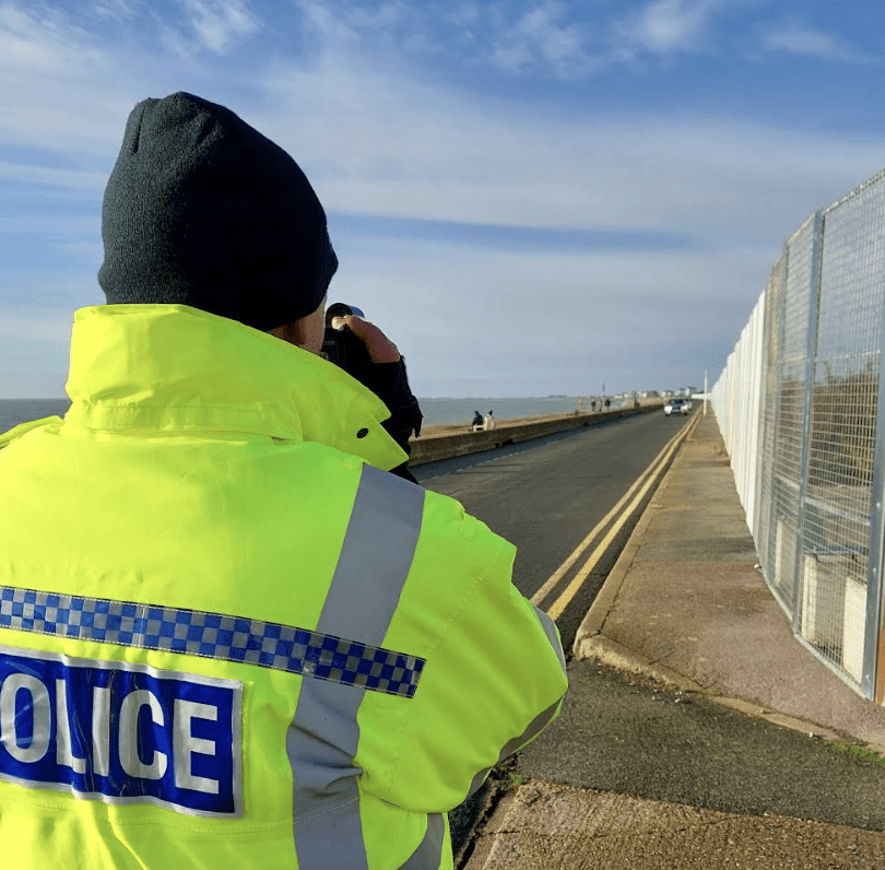 Ten people reported for motoring offences following a traffic operation by Kent Police in Folkestone