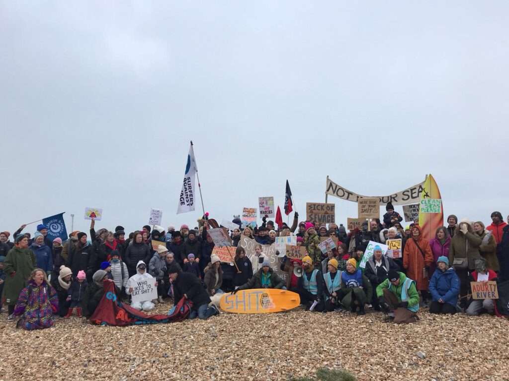 Tide of Discontent: Surfers Rally Against Sewage in Southwick