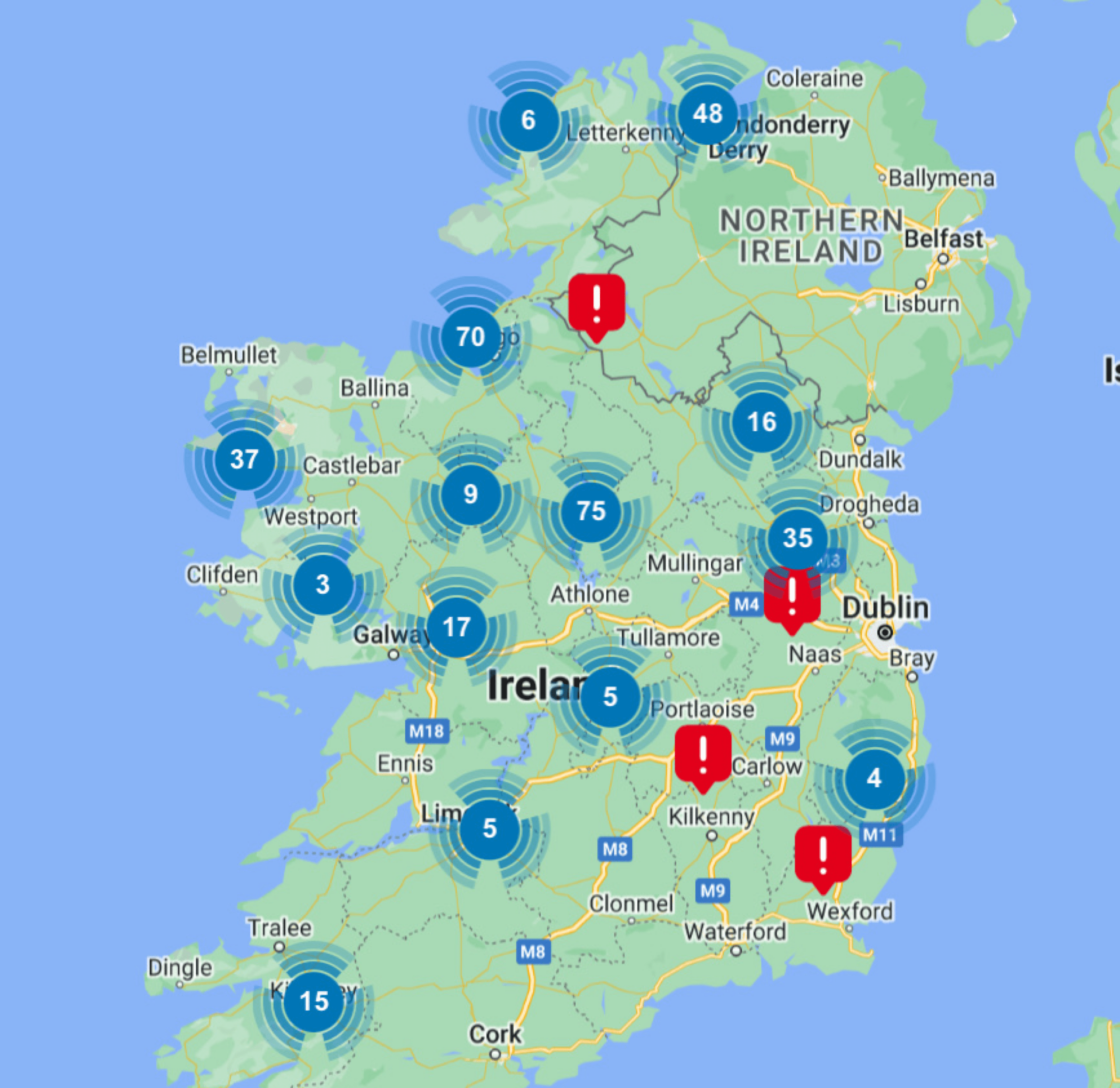 Storms Isha and Jocelyn cause Massive Power Outages in Ireland