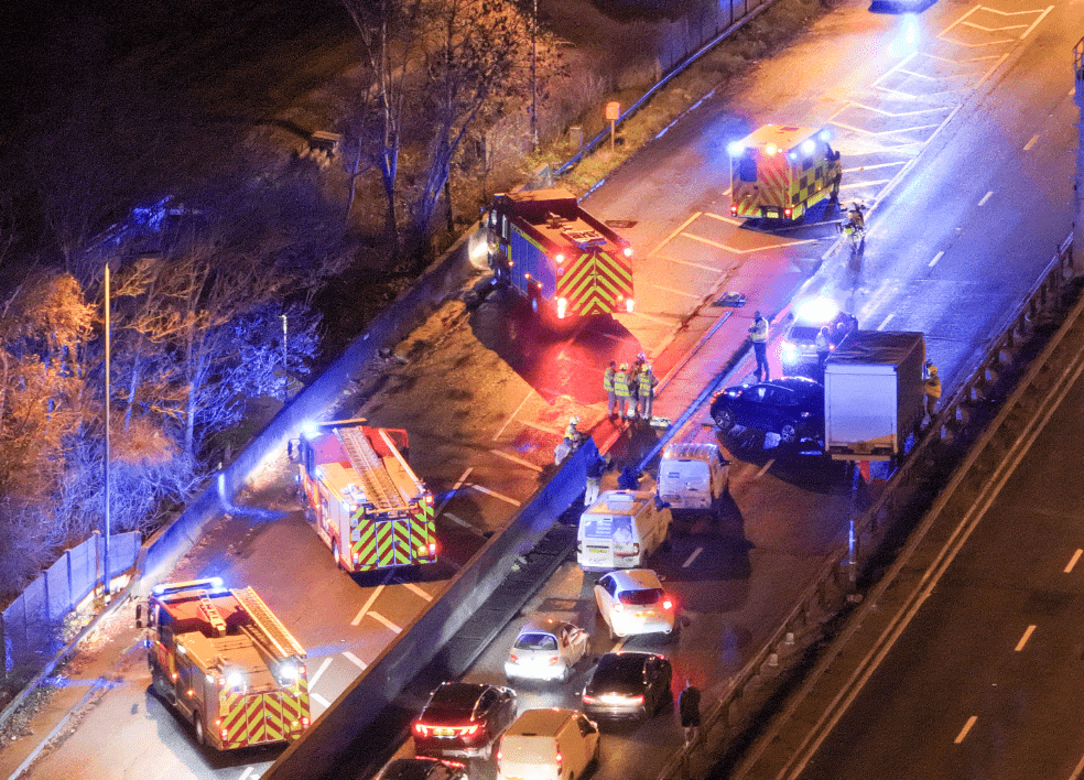 Persons Trapped in Road Traffic Collision on Rochester Way Relief Road, Eltham