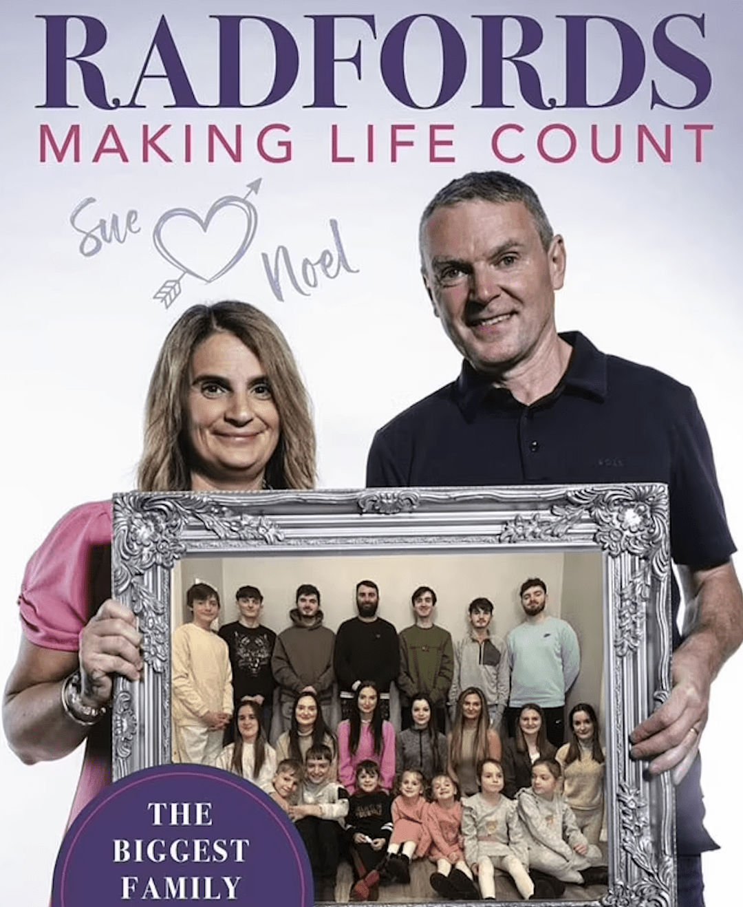 Britain’s Largest Family, the Radfords, to Release Book Detailing Their Remarkable Journey