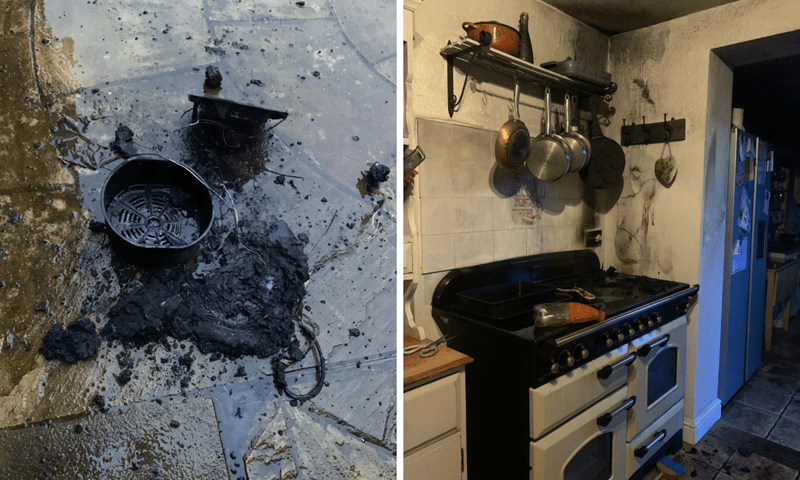 Child Accidentally Starts Kitchen Fire in Chichester