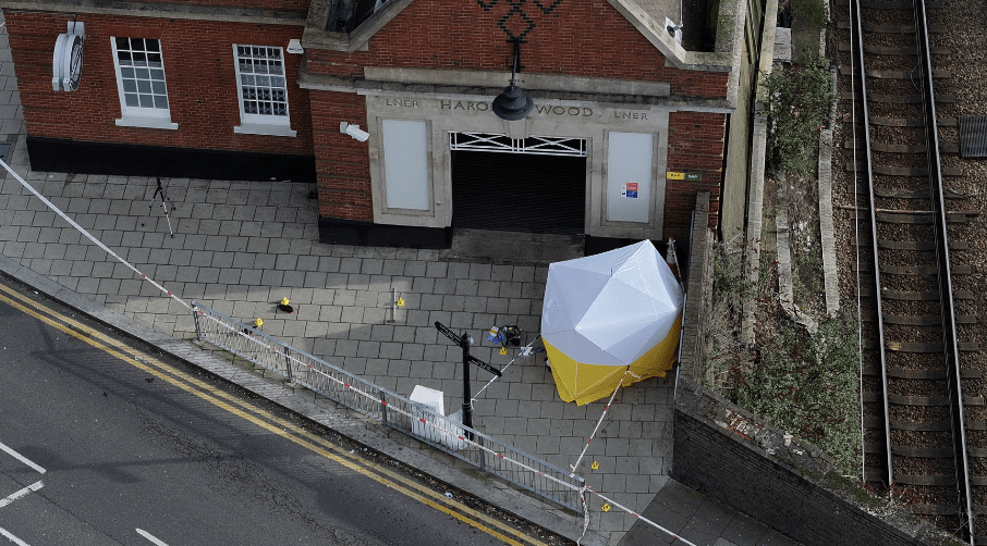 First Pictures from Murder Investigation After Fatal Altercation at Harold Wood Station