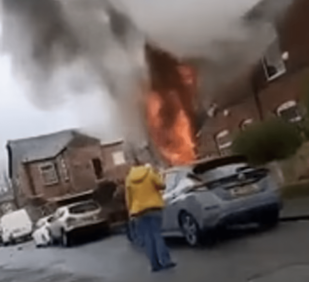 Suspected Gas Explosion Near Primary School Leaves Woman Seriously Injured