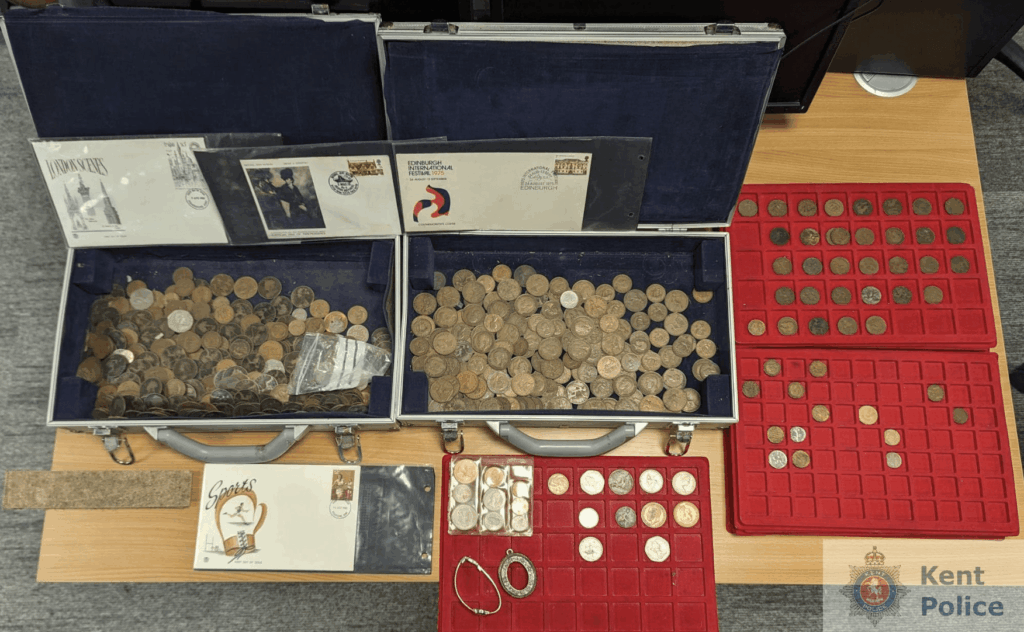 Police Seek Owner of Coin Collection Found During Arrest