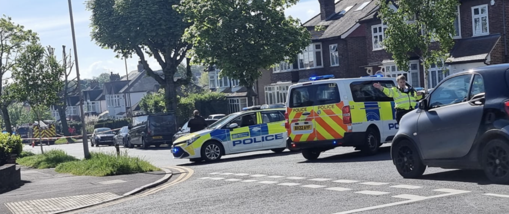 Emergency Services Respond to Explosion and Fire in Cheam