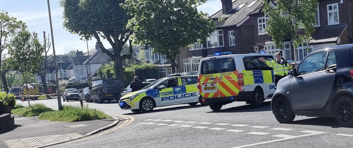 Emergency Services Respond to Explosion and Fire in Cheam