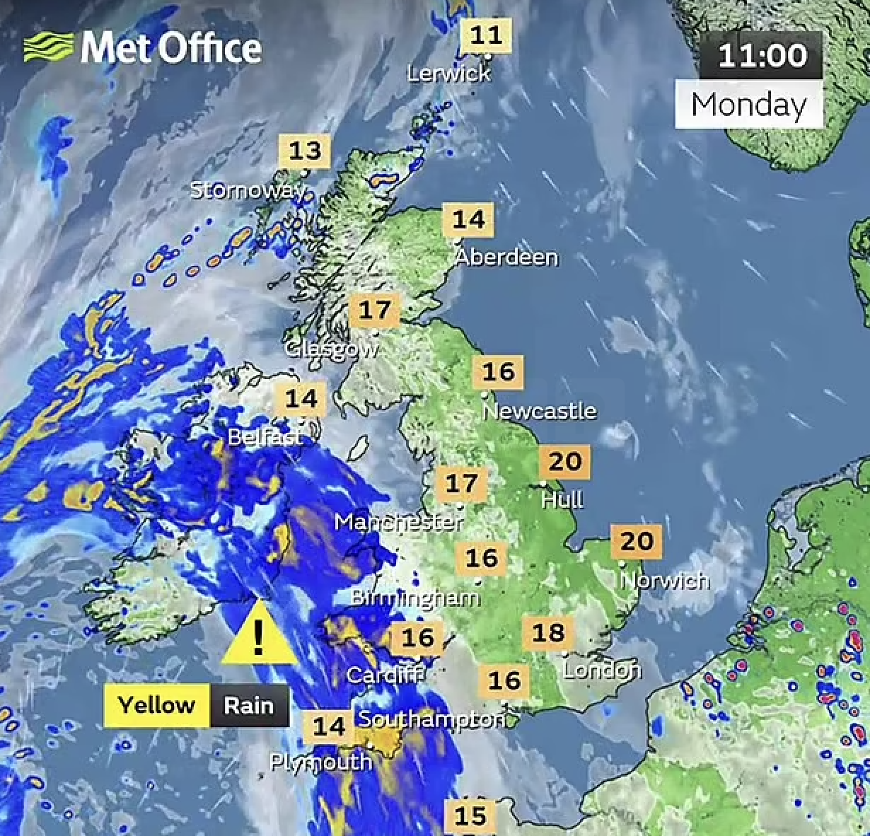 Torrential Rain Follows Glorious Weekend: Met Office Issues Severe Weather Warnings