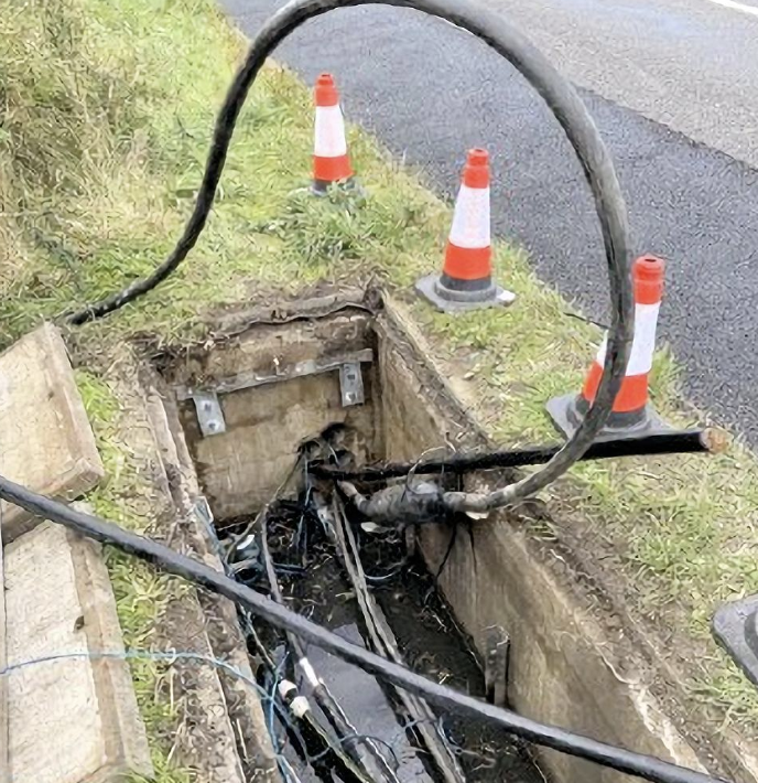 Two arrested following telephone cable theft in Maidstone