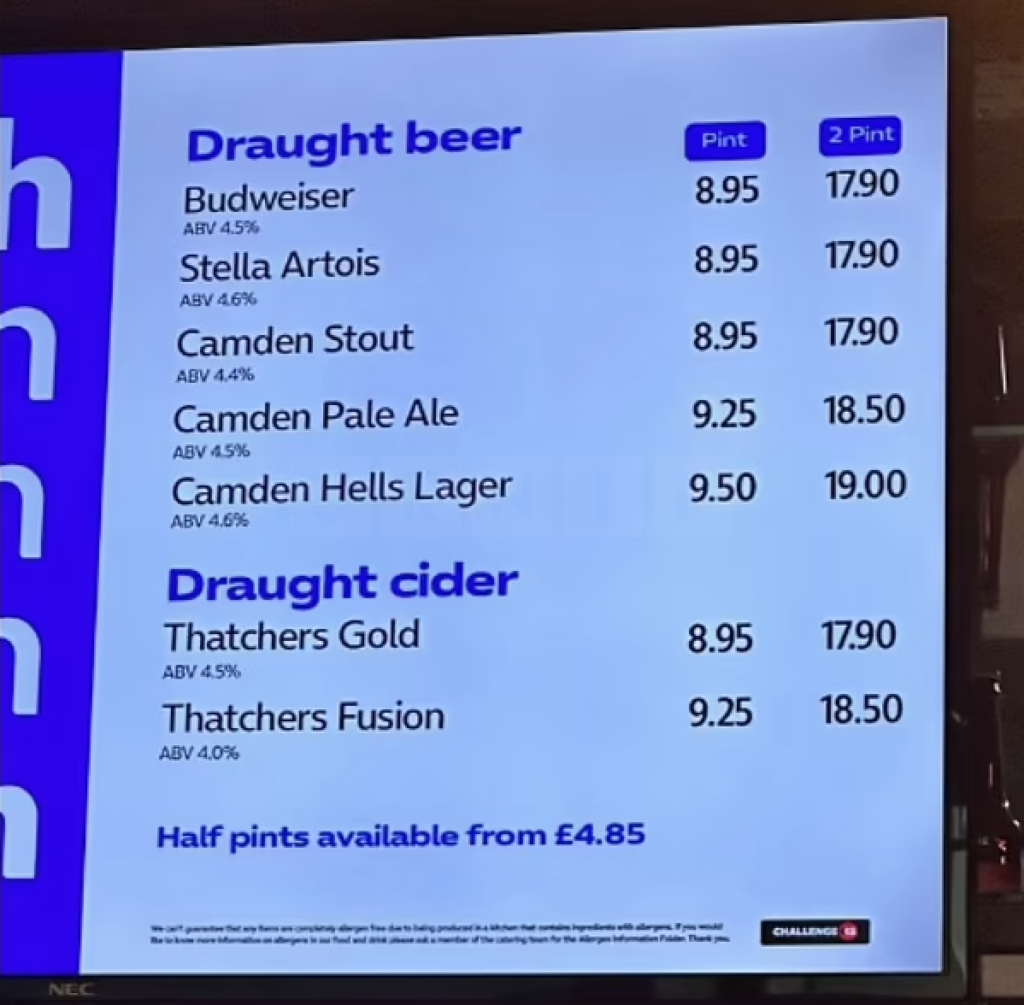 Darts Fans Left Stunned by ‘Disgusting’ Beer Prices as They Watch Luke Littler’s Incredible Premier League Final Win at The O2