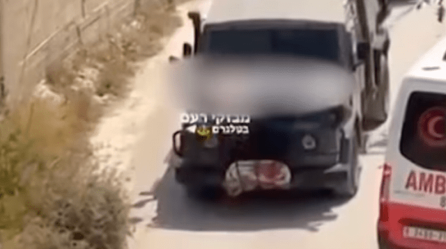 Israeli Military Admits Protocol Violation After Wounded Palestinian Man Strapped to Jeep
