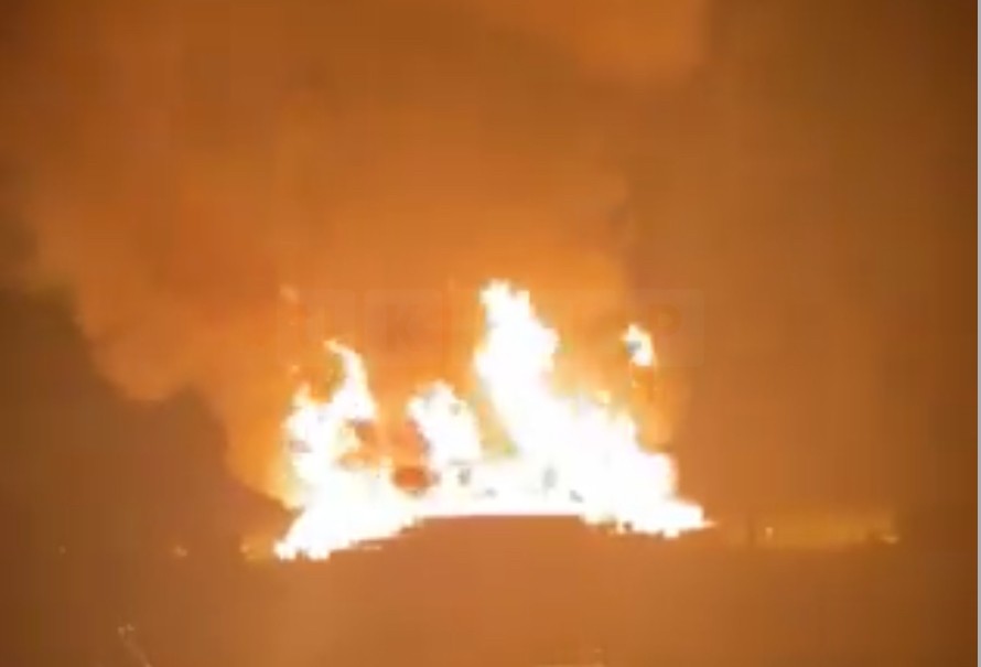 Large Fire Breaks Out in Boughton Under Blean Near Village Hall